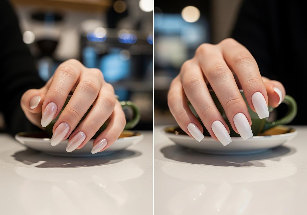 Almond vs Coffin Nail Extensions
