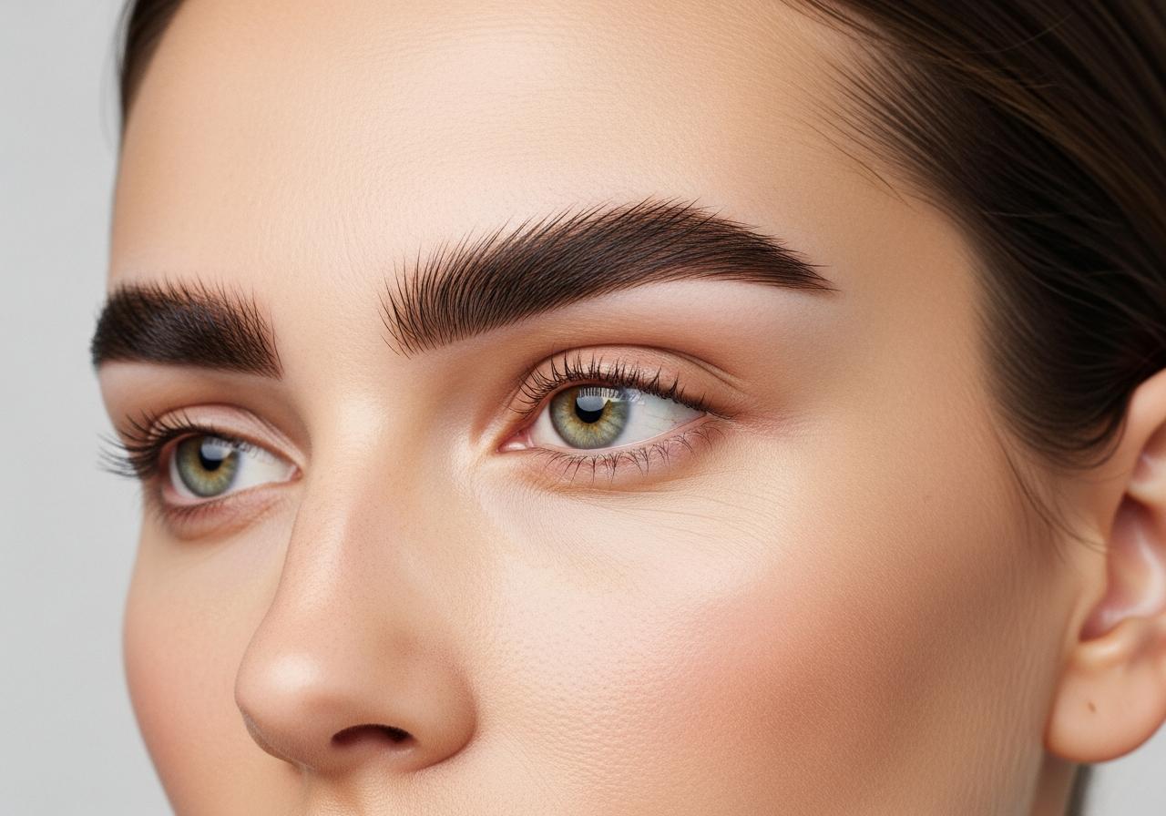 Brow Shapes: Heart, Long Faces