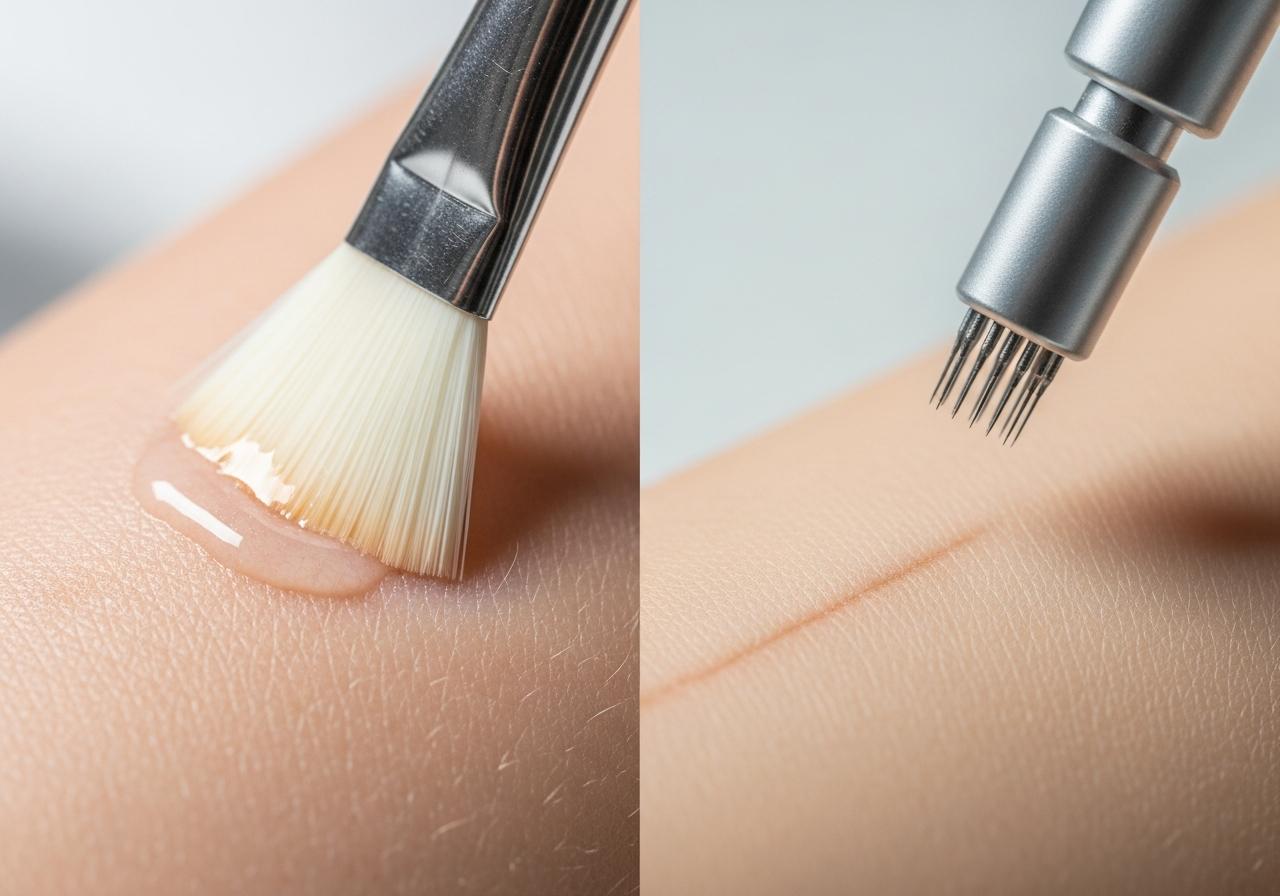 Chemical Peels vs Microneedling Results