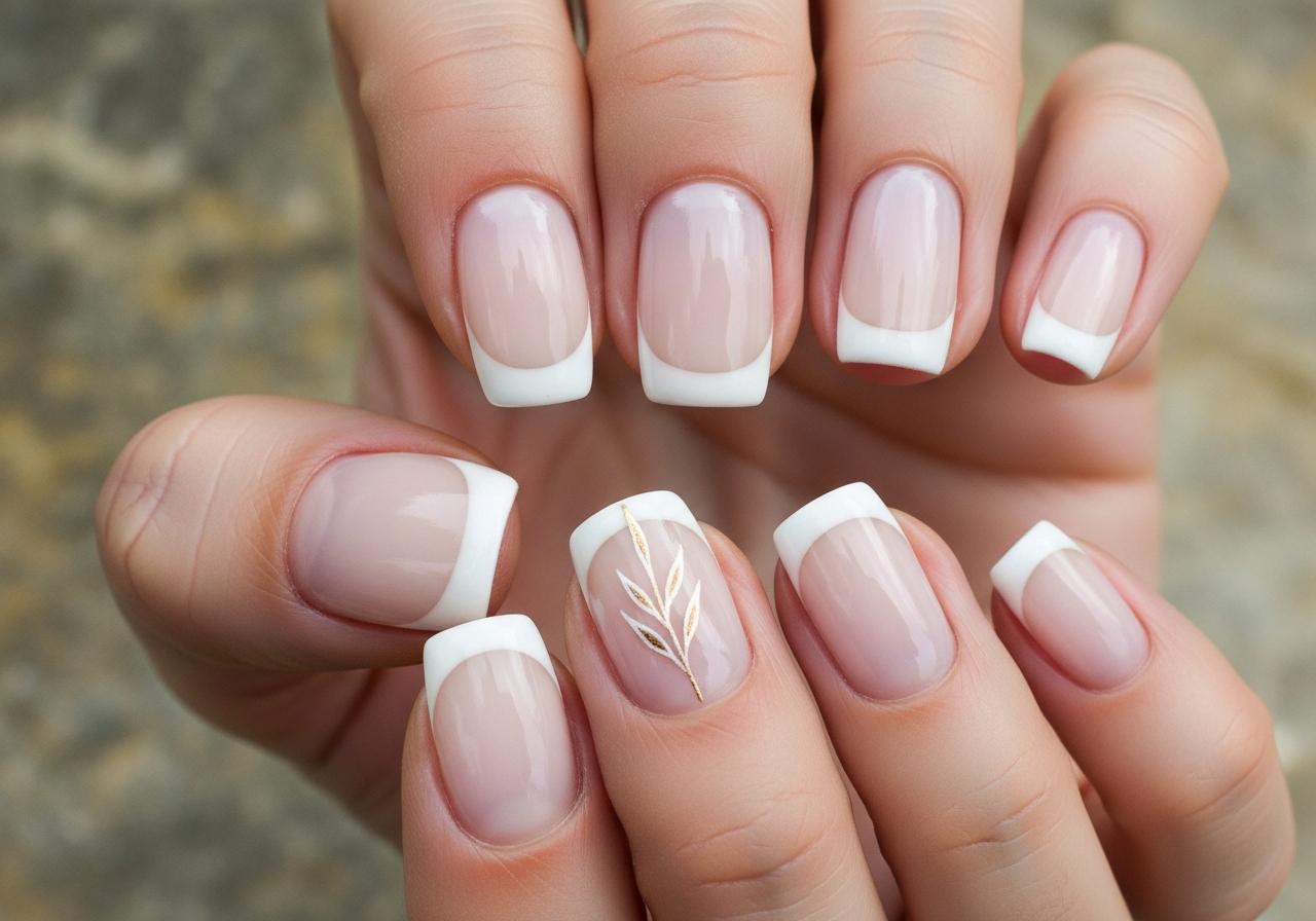 Elegant Tuscan Bridal Nail Designs