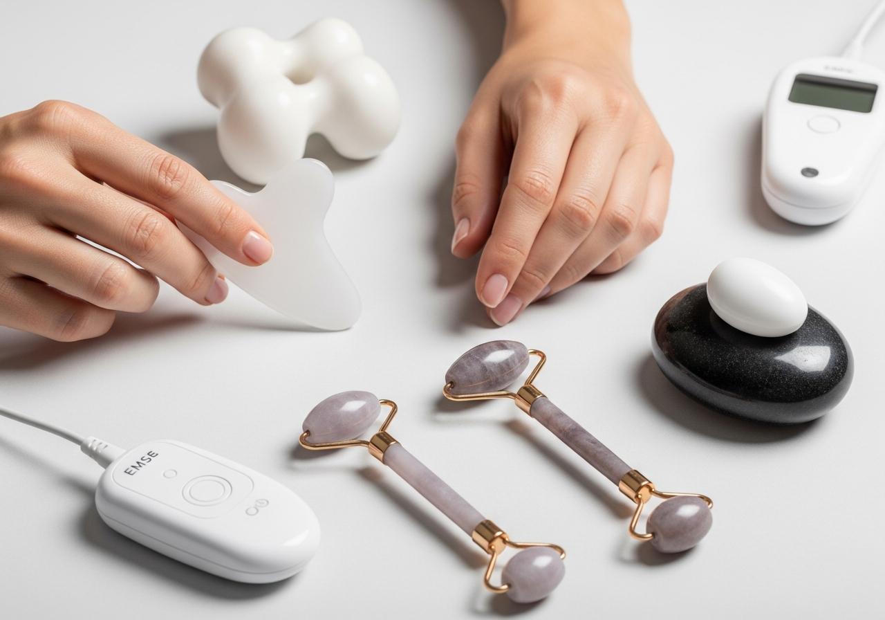 Facial Massage: Hands and Tools