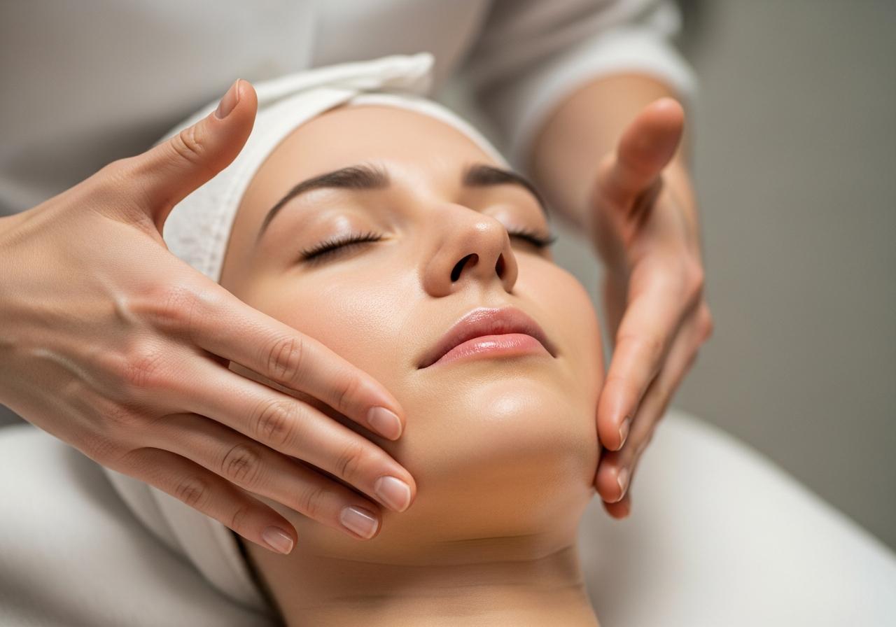 Facial Massage Lifting and Firming