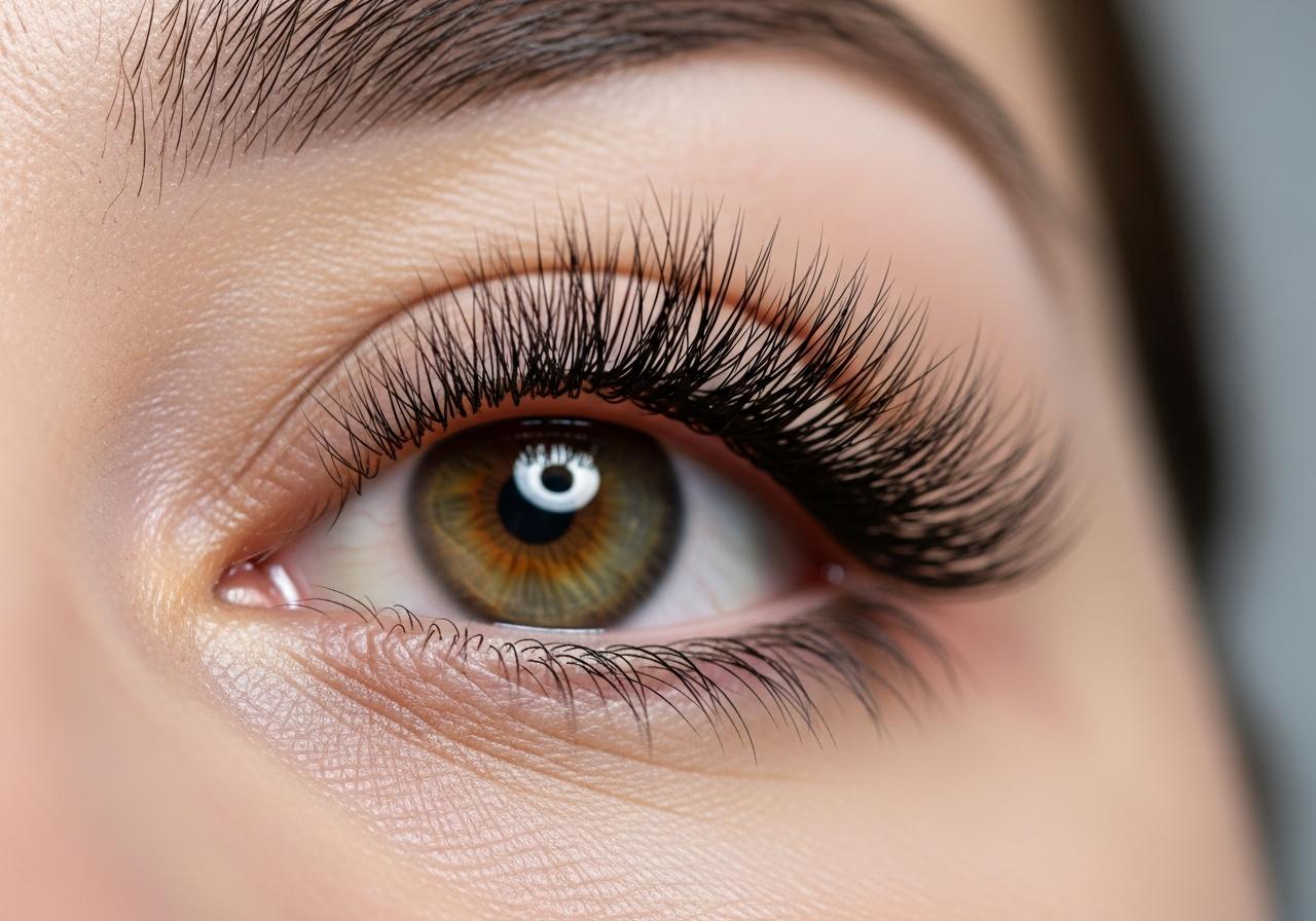  Hybrid Lashes: Natural Yet Defined 