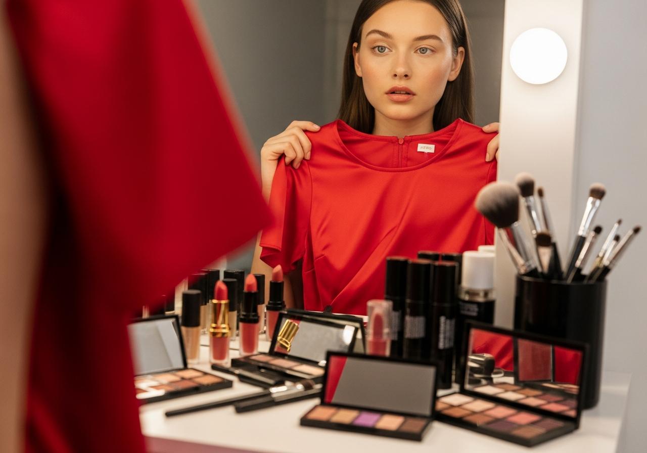 Match Makeup to Dress Color