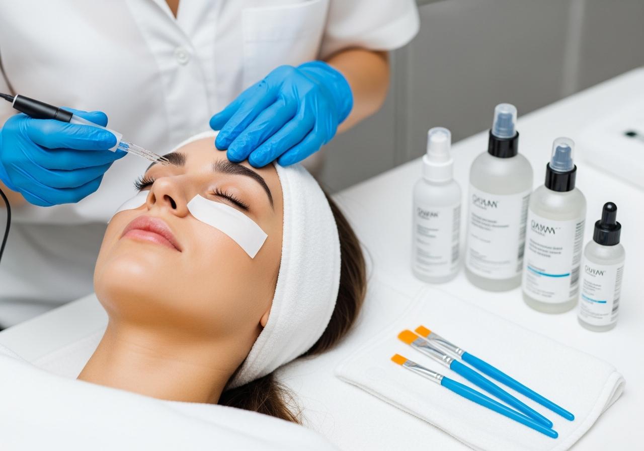 Synergy of Microneedling and Peels