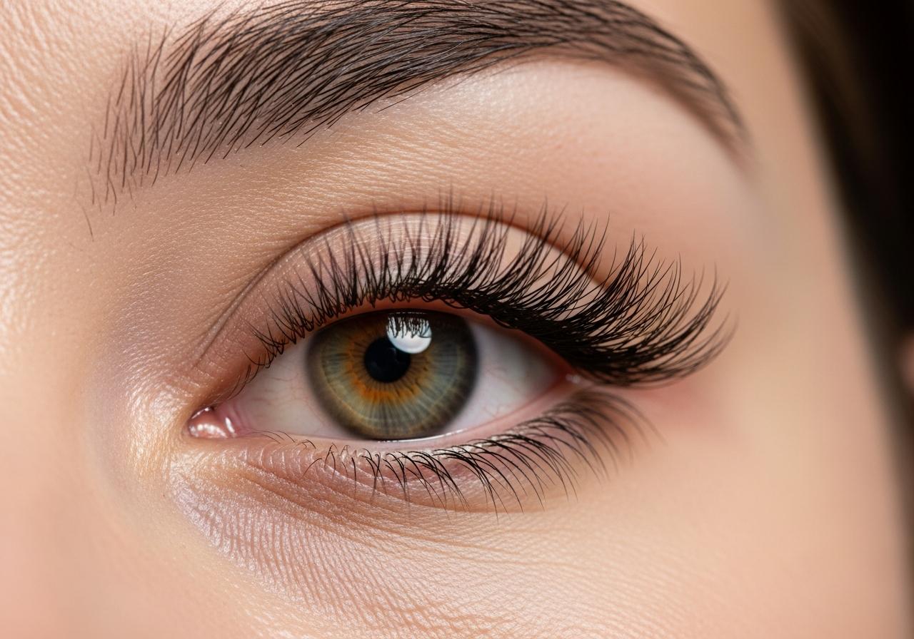 Hybrid Lashes: Natural and Defined