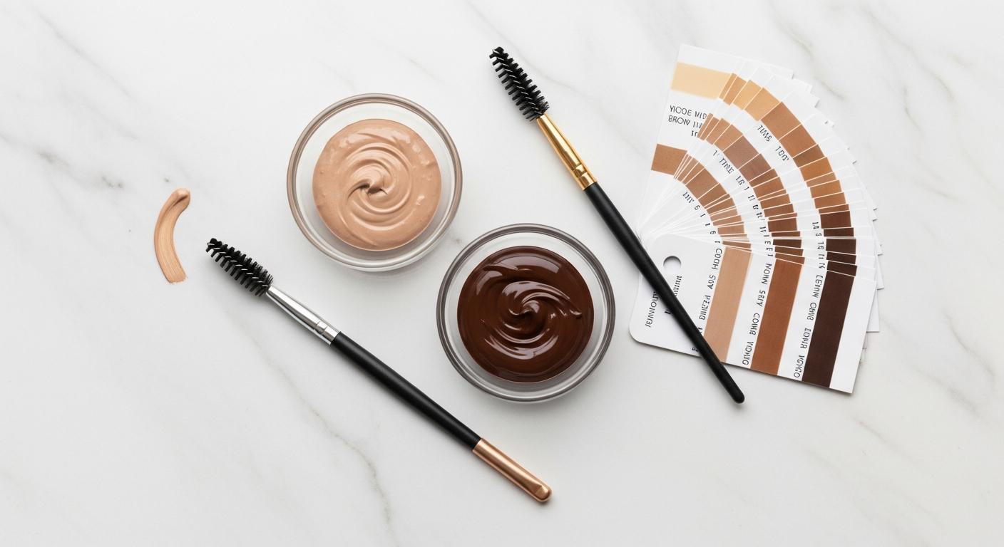 Brow Tinting for Blondes and Brunettes: Choosing the Right Shade